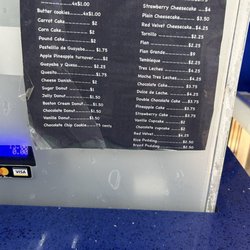 Pitusa Bakery - Dessert Menu (Nov 2025)
