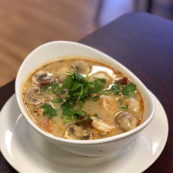 Aim Thai Restaurant - Hot and sour shrimp soup - Thai Near Me - Houston, Texas