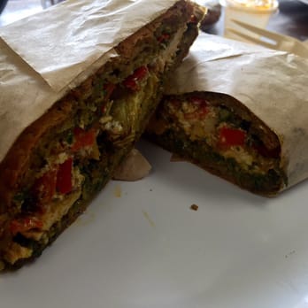 Healthy Creations Cafe - Chicken Mediterranean Panini - Gluten-Free Near Me - Encinitas, California Healthy Creations Cafe - Chicken Mediterranean Panini - Gluten-Free Near Me - Encinitas, California