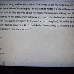 Wcjb Tv 20 - Response From Jonathan Levy 'News Director' when asked why all of the 'Who 'W' is omitted in their/other news reports.