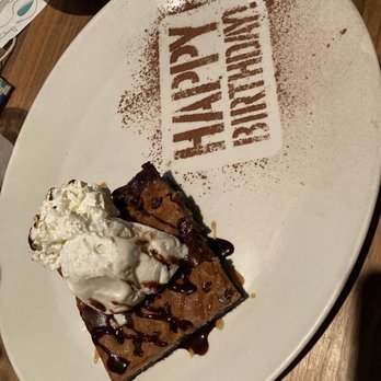 Yard House - Birthday Brookie - New American Near Me - Riverside, California Yard House - Birthday Brookie - New American Near Me - Riverside, California