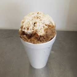 Ohana's Sweet Stop - Root Beer Float Shave Ice
