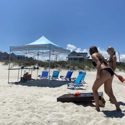 Shorebreak Outfitters - Our guests enjoying every minute of their day at the beach, with zero time spent on setting up or breaking down.
