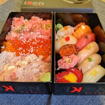 IKON Sushi Bar & Lounge - Negitoro Hamachi Ikura Don on the left - Bars Near Me - Markham, Ontario IKON Sushi Bar & Lounge - Negitoro Hamachi Ikura Don on the left - Bars Near Me - Markham, Ontario