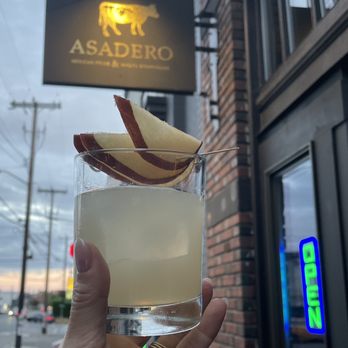 Asadero Ballard - Sidewalk drink while waiting 40 minutes for our reservation. - Mexican Near Me - Seattle, Washington Asadero Ballard - Sidewalk drink while waiting 40 minutes for our reservation. - Mexican Near Me - Seattle, Washington