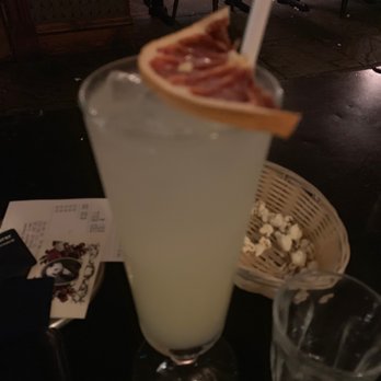 Hoot The Redeemer - A "pinch and sip" custom drink with tequila, grapefruit and ginger. Amazing! - Dive Bars Near Me - Edinburgh, EDH