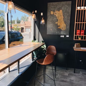 Two Mile Coffee Bar - Front window - Coffee & Tea Near Me - Chicago, Illinois
