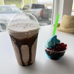 Shake and blue Hawaii swirl.