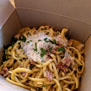 Tosto Quickfire Pizza Pasta - Carbonara - Pizza Near Me - Toronto, Ontario Tosto Quickfire Pizza Pasta - Carbonara - Pizza Near Me - Toronto, Ontario