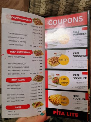 Menu photo 2 Pita Lite Mississauga, ON Menu photo 2 Pita Lite Mississauga, ON