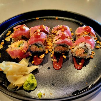 P.F. Chang's - Kung Pao Dragon Roll. $17.00. - Asian Fusion Near Me - Cerritos, California P.F. Chang's - Kung Pao Dragon Roll. $17.00. - Asian Fusion Near Me - Cerritos, California