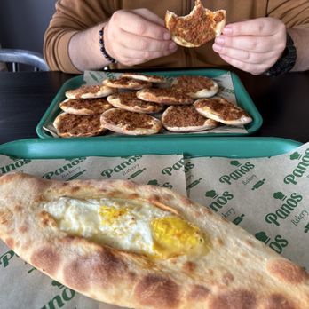 Panos Bakery - Classic Khachapuri Mini Lahmajun - Bakeries Near Me - Pasadena, California