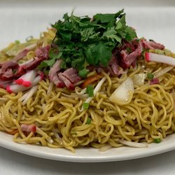 Side Street Inn - Oodles of Noodles! Try our Yakisoba! You can also add Kim Chee for extra flavor.