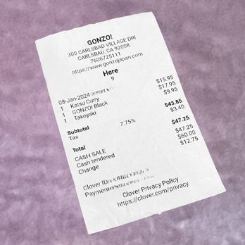 GONZO!  - Lunch for 2 - Ramen Near Me - Carlsbad, California