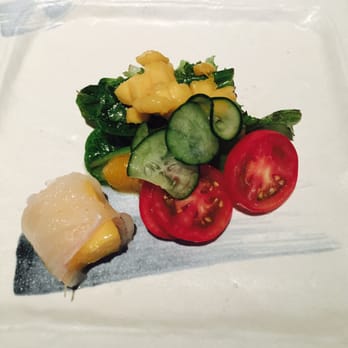 Ootoro Sushi - Mango salad with raw halibut - Japanese Near Me - Walnut, California Ootoro Sushi - Mango salad with raw halibut - Japanese Near Me - Walnut, California