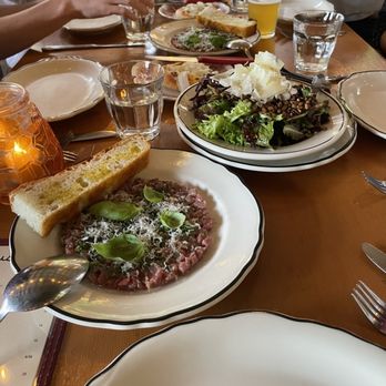 Liverpool House - Beef Tartare Salad - French Near Me - Montreal, Quebec Liverpool House - Beef Tartare Salad - French Near Me - Montreal, Quebec