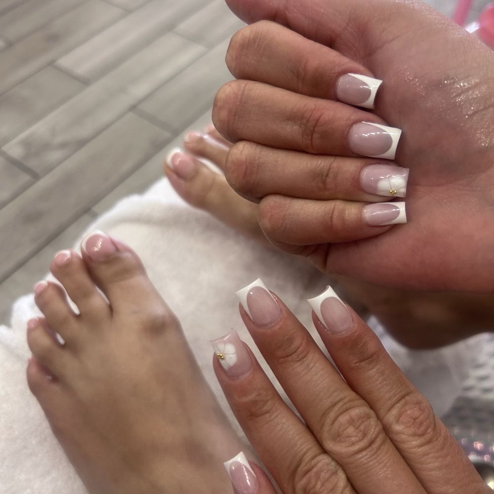 Gel x and jelly pedicure Gel x and jelly pedicure