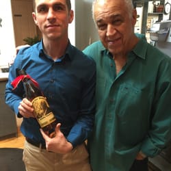 Hair Trap Barbershop by Anthony Molle - A great cut with a bottle of Perry Winkle Reserve