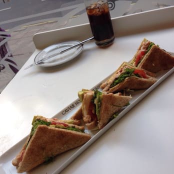 Caviar House & Prunier - Lobster Club Sandwich - Seafood Near Me - London, XGL