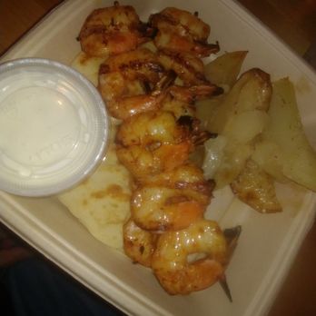 Oregano Greek Kitchen - Shrimp with Pita and House Potatos.... Grilled Chicken with Rice and Pita...... - Greek Near Me - Hialeah, Florida Oregano Greek Kitchen - Shrimp with Pita and House Potatos.... Grilled Chicken with Rice and Pita...... - Greek Near Me - Hialeah, Florida