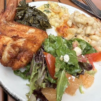 Alta Adams - Fried Chicken, Collard Greens, Mac and Cheese, Salad - New American Near Me - Los Angeles, California Alta Adams - Fried Chicken, Collard Greens, Mac and Cheese, Salad - New American Near Me - Los Angeles, California