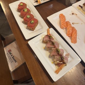 EAT'S SUSHI - CRISPY RICE WITH SPICY TUNA(2PCS), BAJA CALIFORNIA ROLL, Salmon Nigiri - Sushi Bars Near Me - Costa Mesa, California EAT'S SUSHI - CRISPY RICE WITH SPICY TUNA(2PCS), BAJA CALIFORNIA ROLL, Salmon Nigiri - Sushi Bars Near Me - Costa Mesa, California