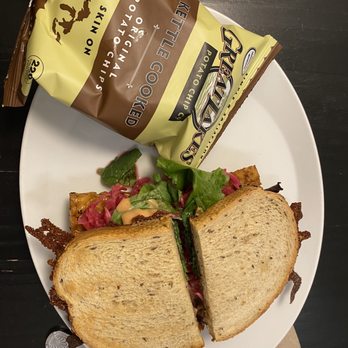 Gaia House Cafe - Tempeh ruben (vegan) - Vegetarian Near Me - Grand Rapids, Michigan Gaia House Cafe - Tempeh ruben (vegan) - Vegetarian Near Me - Grand Rapids, Michigan