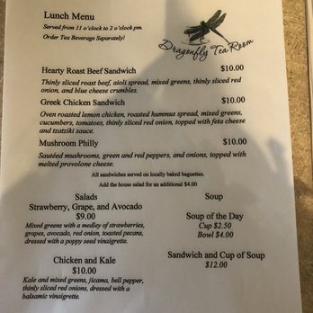 Dragonfly Tea Room - Lunch menu - Tea Rooms Near Me - Modesto, California Dragonfly Tea Room - Lunch menu - Tea Rooms Near Me - Modesto, California