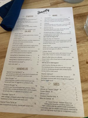Menu photo 2 Seaworthy Kitchen & Bar Carolina Beach, NC