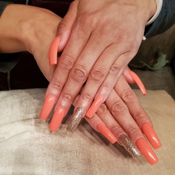 American Nails - Anna's work.shape is define well.Love them!1 - Nail Salons Near Me - Las Vegas, Nevada