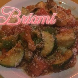 Briami Expected...Not even close to the diced al dente veggies with runny sauce that I got.