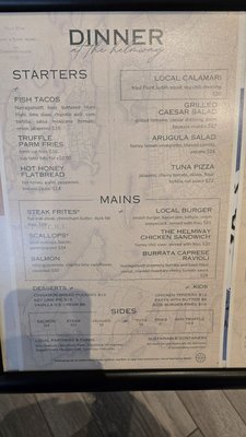 Menu photo 7 The Helmway Restaurant Middletown, RI
