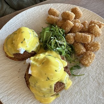 LB Steak - Bishop Ranch - Crab cake Benedict with tots - Steakhouses Near Me - San Ramon, California LB Steak - Bishop Ranch - Crab cake Benedict with tots - Steakhouses Near Me - San Ramon, California