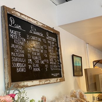 Village Baking Co - a menu on a blackboard - Bakeries Near Me - Dallas, Texas Village Baking Co - a menu on a blackboard - Bakeries Near Me - Dallas, Texas