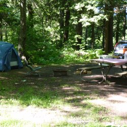 Ontonagon Township Park - Campsite 74. power, no water. Good for a tent