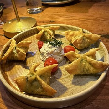 Almyra - Spanakopita manti - Greek Near Me - Philadelphia, Pennsylvania Almyra - Spanakopita manti - Greek Near Me - Philadelphia, Pennsylvania