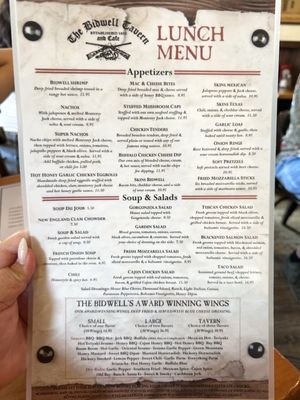 Menu photo 3 Bidwell Tavern Coventry, CT Menu photo 3 Bidwell Tavern Coventry, CT