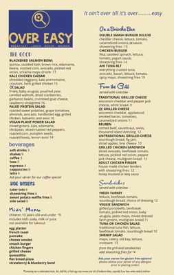 Menu photo 8 Over Easy Huntington Huntington, NY