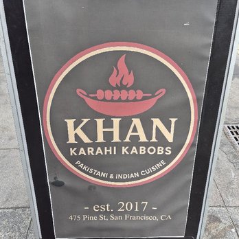 Khan Karahi Kabobs - Sign - Halal Near Me - San Francisco, California Khan Karahi Kabobs - Sign - Halal Near Me - San Francisco, California