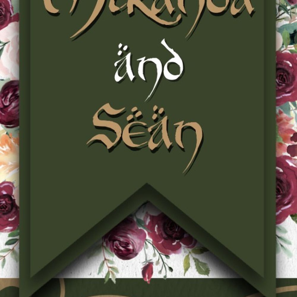 Custom template that John made for my Lord of the Rings wedding Custom template that John made for my Lord of the Rings wedding