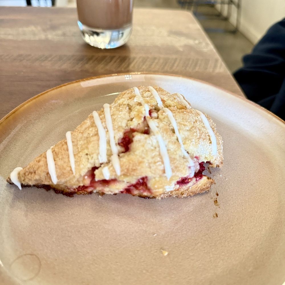 Hidden Grounds Coffee - Raspberry scone - Coffee & Tea Near Me - Boise, Idaho