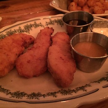 Haberdish - Chicken Tenders. The dipping sauces are great! A cherry balsamic, homemade ranch, and honey mustard. - Southern Near Me - Charlotte, North Carolina Haberdish - Chicken Tenders. The dipping sauces are great! A cherry balsamic, homemade ranch, and honey mustard. - Southern Near Me - Charlotte, North Carolina