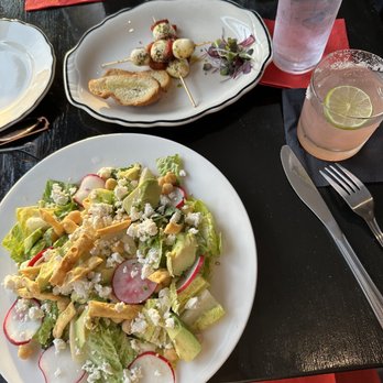 OctoBar - House salad, mozzarella pepper sticks, watermelon margarita - Tapas/Small Plates Near Me - Baltimore, Maryland