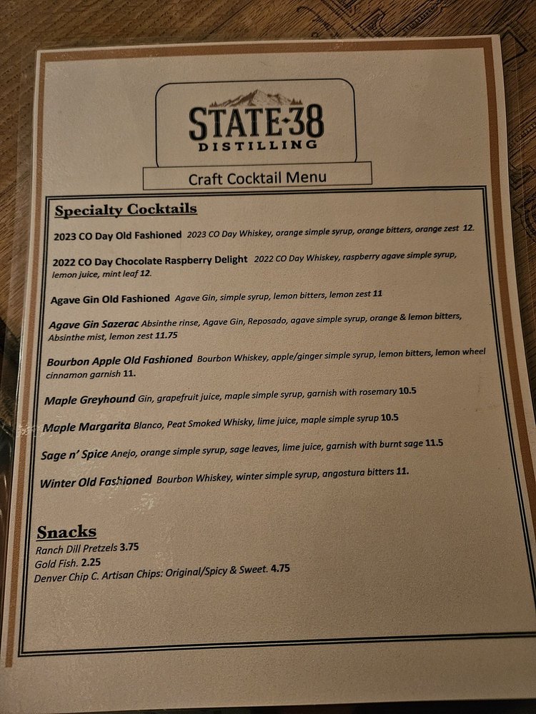 State 38 Corner Saloon Logo
