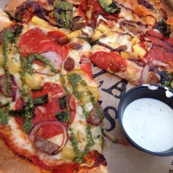 The Pizza Press - $8 for "Publish Your Own Pizza" with unlimited toppings! - Salad Near Me - Orange, California The Pizza Press - $8 for "Publish Your Own Pizza" with unlimited toppings! - Salad Near Me - Orange, California