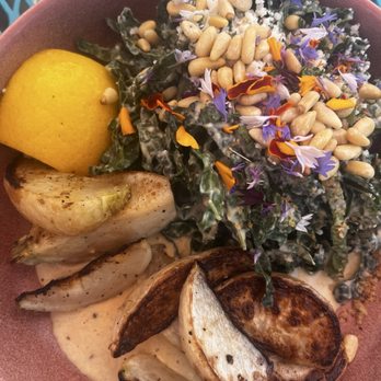 Coriander Kitchen & Farm - Kale & Turnip Salad which - Salad Near Me - Detroit, Michigan Coriander Kitchen & Farm - Kale & Turnip Salad which - Salad Near Me - Detroit, Michigan