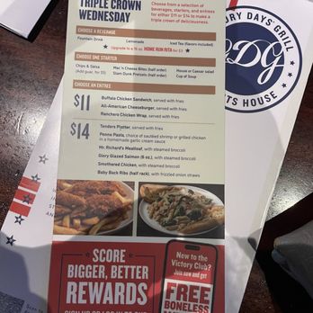 Glory Days Grill - Special menu - Sports Bars Near Me - Brandon, Florida Glory Days Grill - Special menu - Sports Bars Near Me - Brandon, Florida