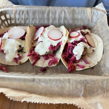 The Sandspur - Fish tacos with fish of the day Tuna. - New American Near Me - Carolina Beach, North Carolina The Sandspur - Fish tacos with fish of the day Tuna. - New American Near Me - Carolina Beach, North Carolina