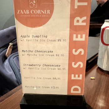 Zaab Corner Bistro - Dessert menu - Barbeque Near Me - Lake Geneva, Wisconsin Zaab Corner Bistro - Dessert menu - Barbeque Near Me - Lake Geneva, Wisconsin