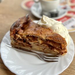 Apple pie and coffee Apple pie and coffee